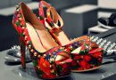 Red Printed Pump High Heels Patent